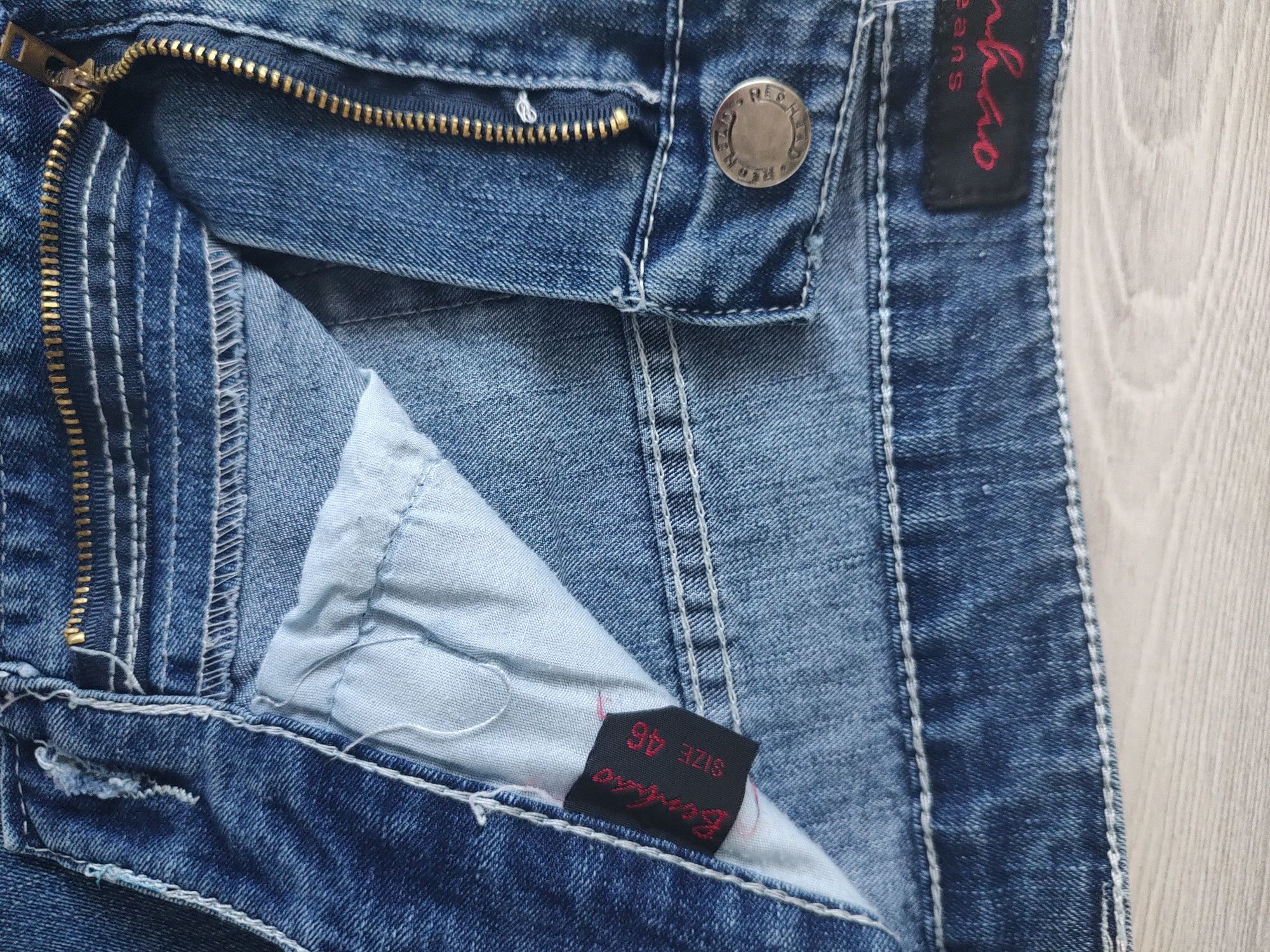 Dzinsy bawełna denim