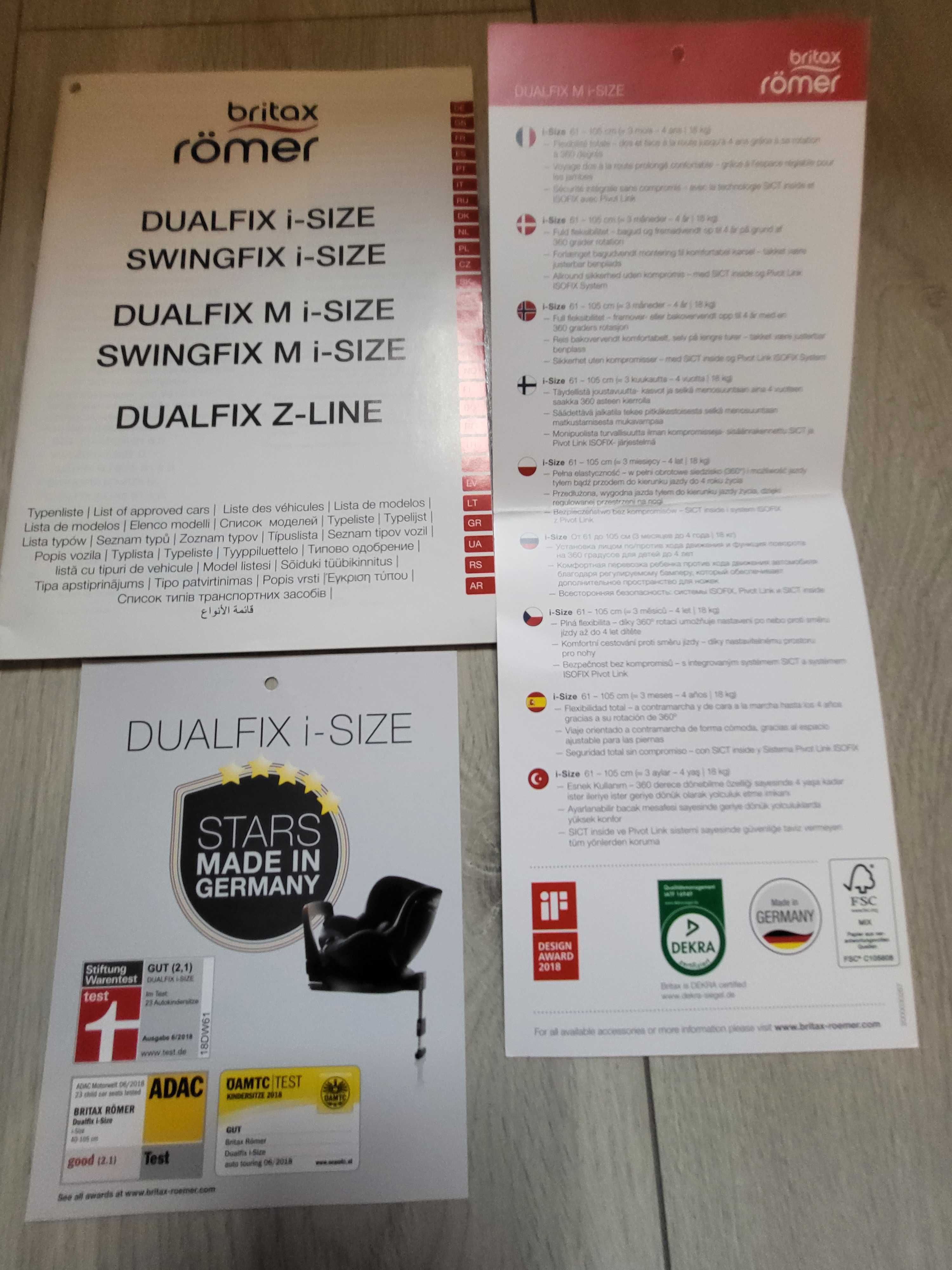 Fotelik Britax Romer obrotowy 360 ISOFIX