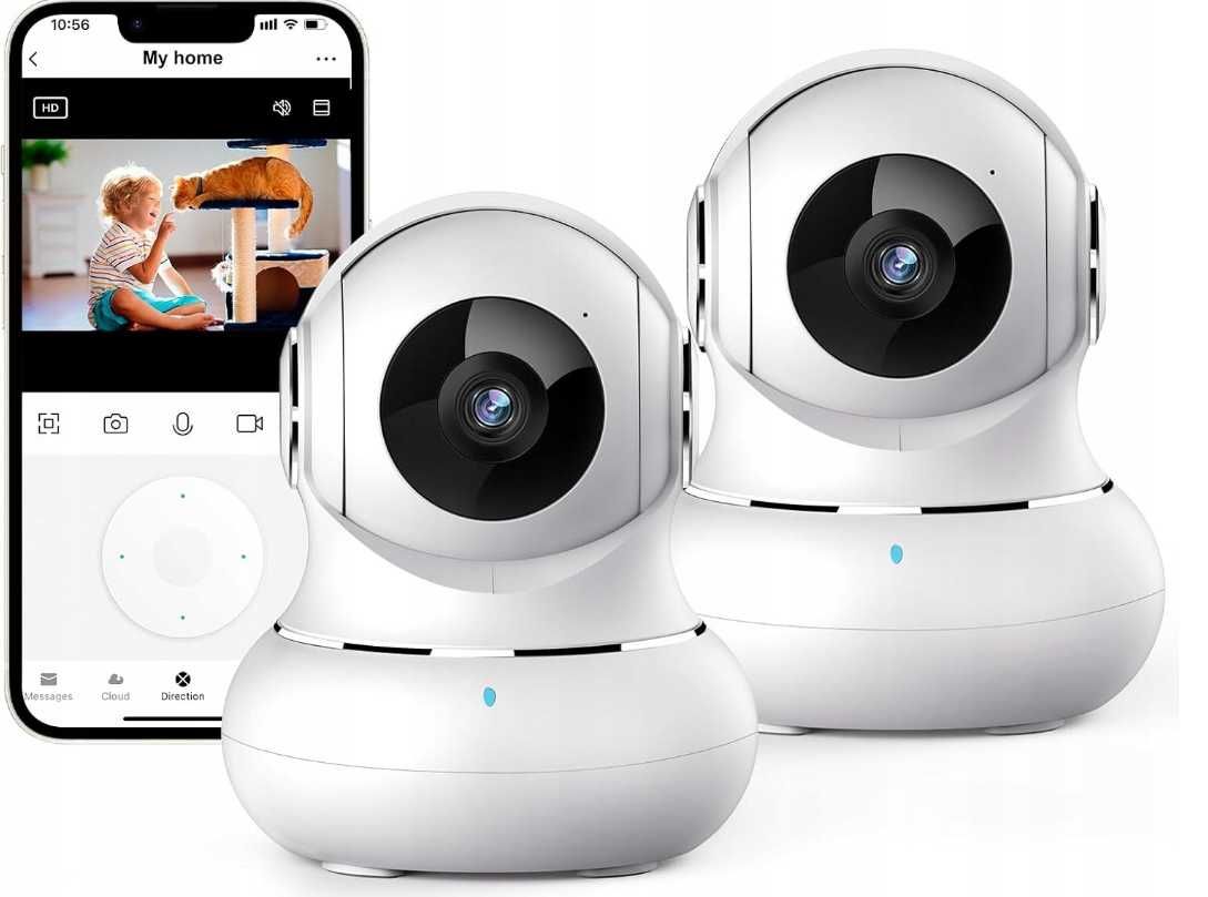 Litokam Wifi Smart kamera 2 sztuki w zestawie biały