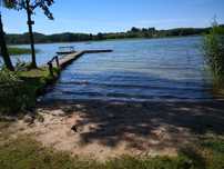Mazury, domki letniskowe, jezioro, ryby, grzyby, konie