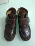Botas estilo botins, Criança, cor Castanho, tamanho 34, velcro