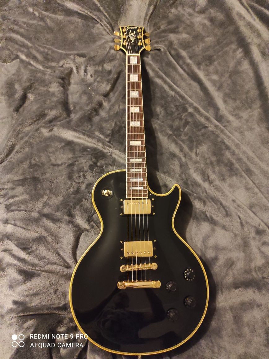 Greco Les Paul Custom Black Beauty JAPAN Relic gitara elektryczna