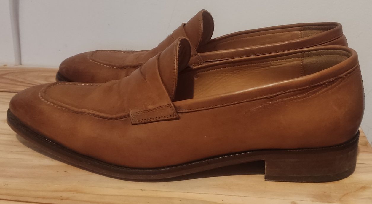 REISS London buty pełna skóra naturalna r.45 loafers