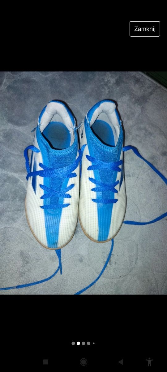 Buty piłkarskie na halę dla dzieci ADIDAS X Speedflow GW7492 rozm. 32