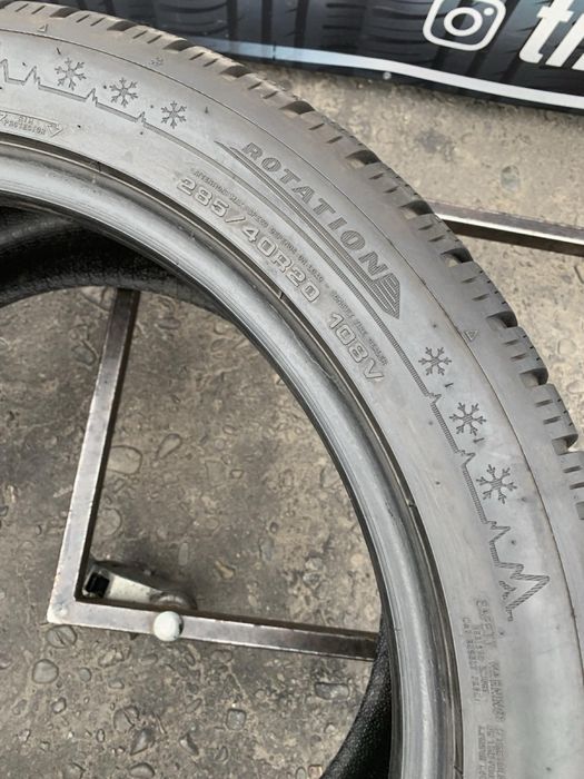 Шини 265/55 R19 пара Dunlop 2023p зима 6,8мм