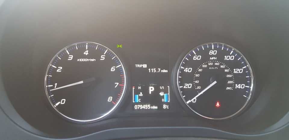 Щиток Mitsubishi Outlander-3. Прошивка МИЛЬ в КМ. Шкали в КМ.