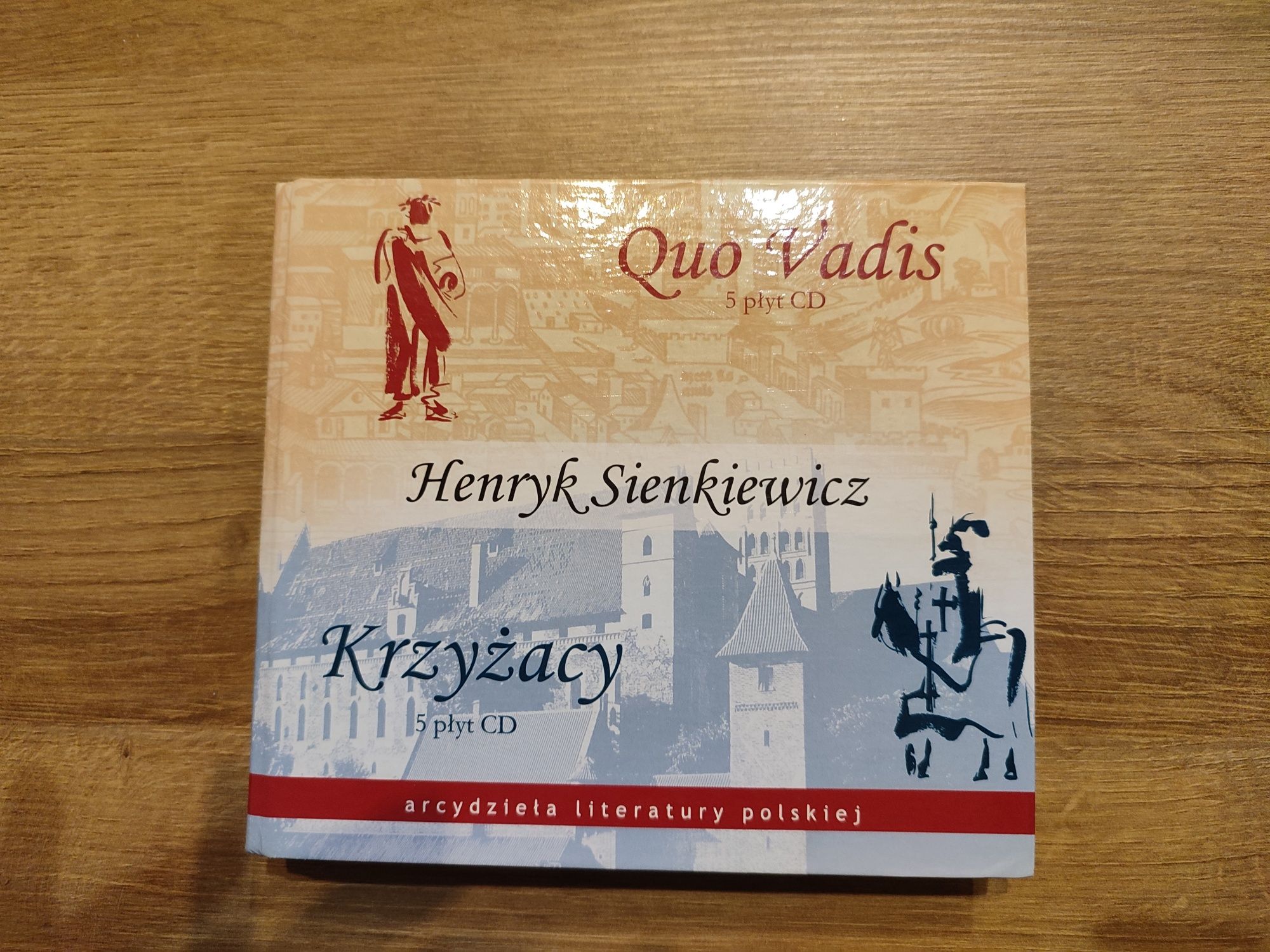 10 płyt CD Henryk Sienkiewicz. Quo Vadis. Krzyżacy