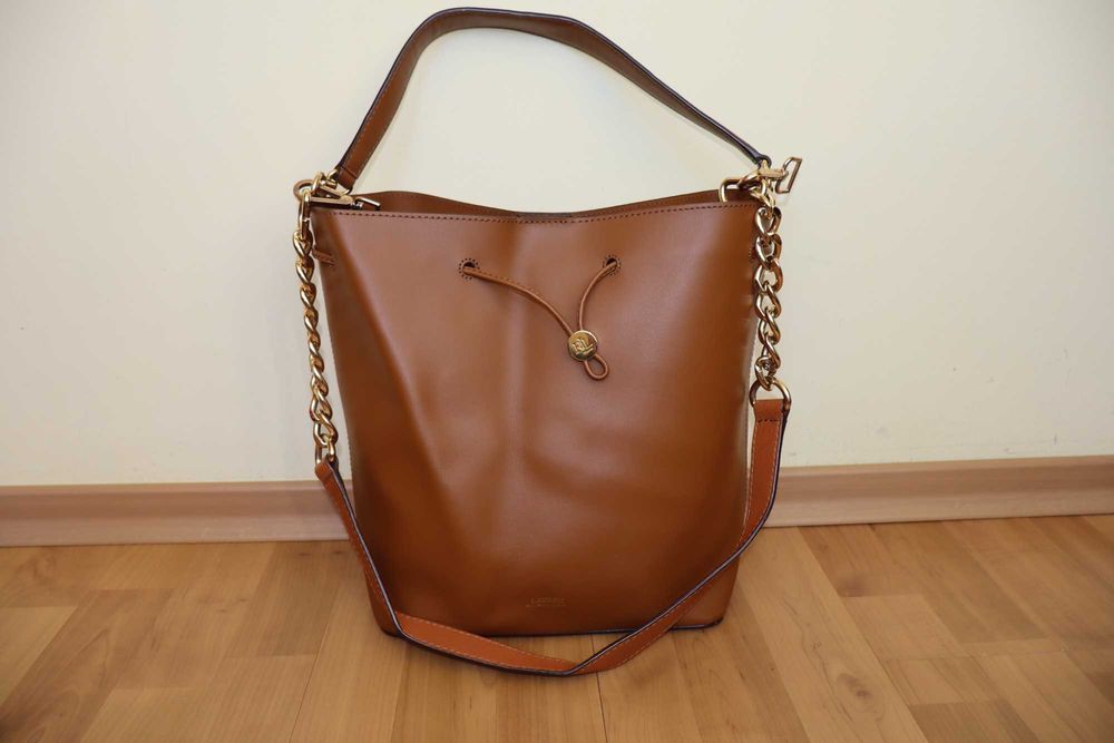 Шкіряна сумка Lauren Ralph Lauren оригінал