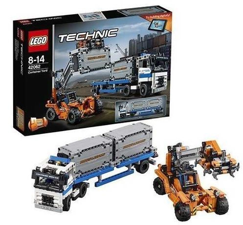 Авто-конструктор LEGO Technic Контейнерний термінал (42062)