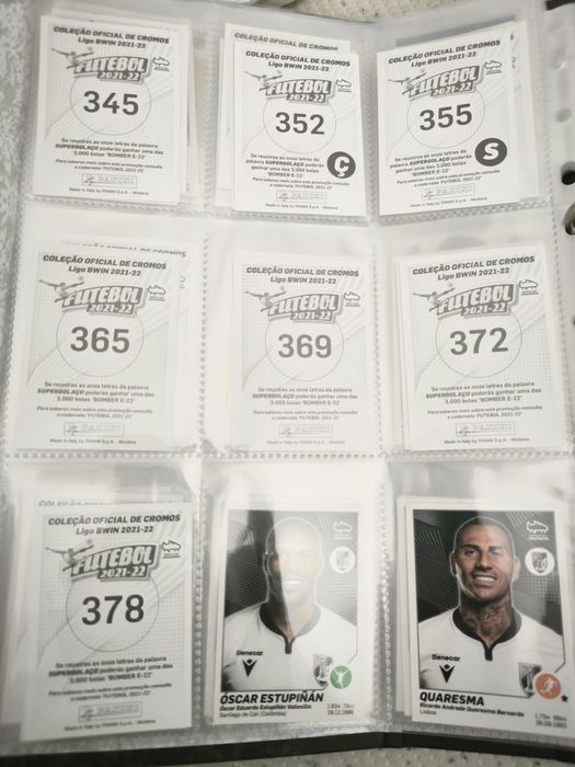 Cromos Panini Liga Portugal 21/22