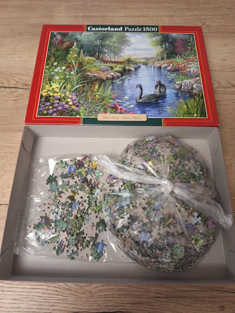 Puzzle 1500 Castorland Czarny Łabądź