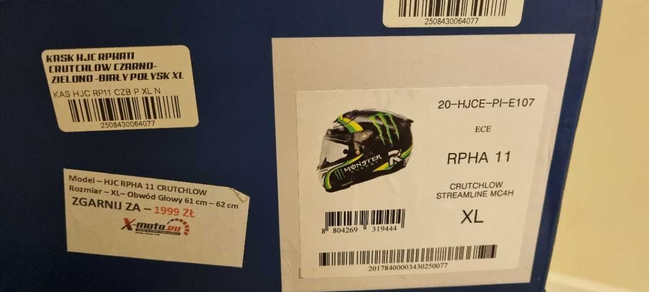 Kask motocyklowy crutchlow XL