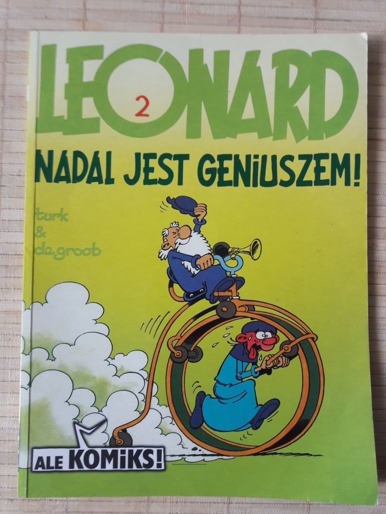 Leonard nadal jest geniuszem komiks z przygodami światowy bestseller