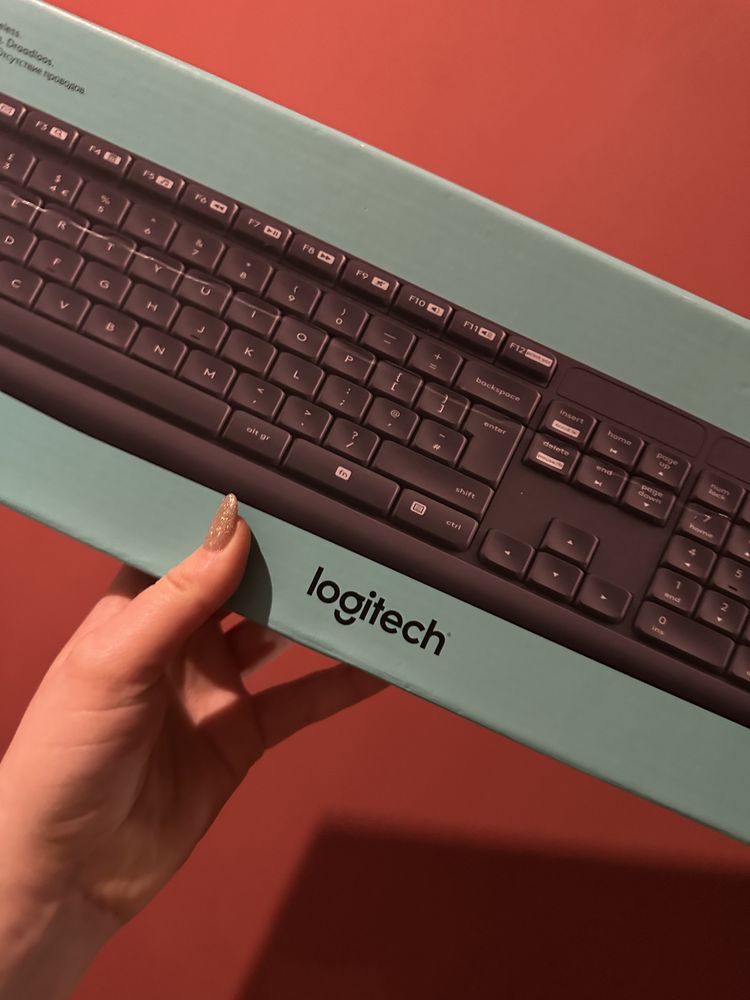 Klawiatura komputerowa czarna LOGITECH MK235 Wireless Desktop