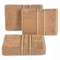 Ręcznik 70x140 brązowy jasny bambusowy frotta 500g/m2