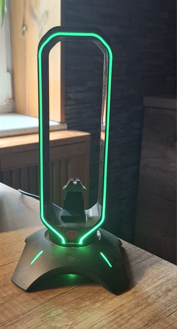 Stojak na słuchawki GENESIS Vanad 500 Wbudowany HUB USB TANIO!!!
