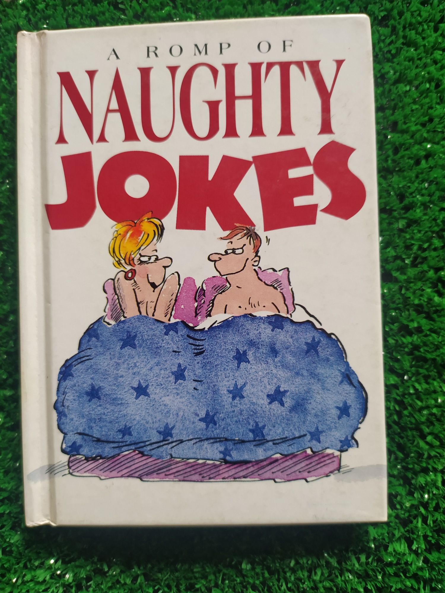 Książeczka z kawałami "A romp of naughty jokes" ENG