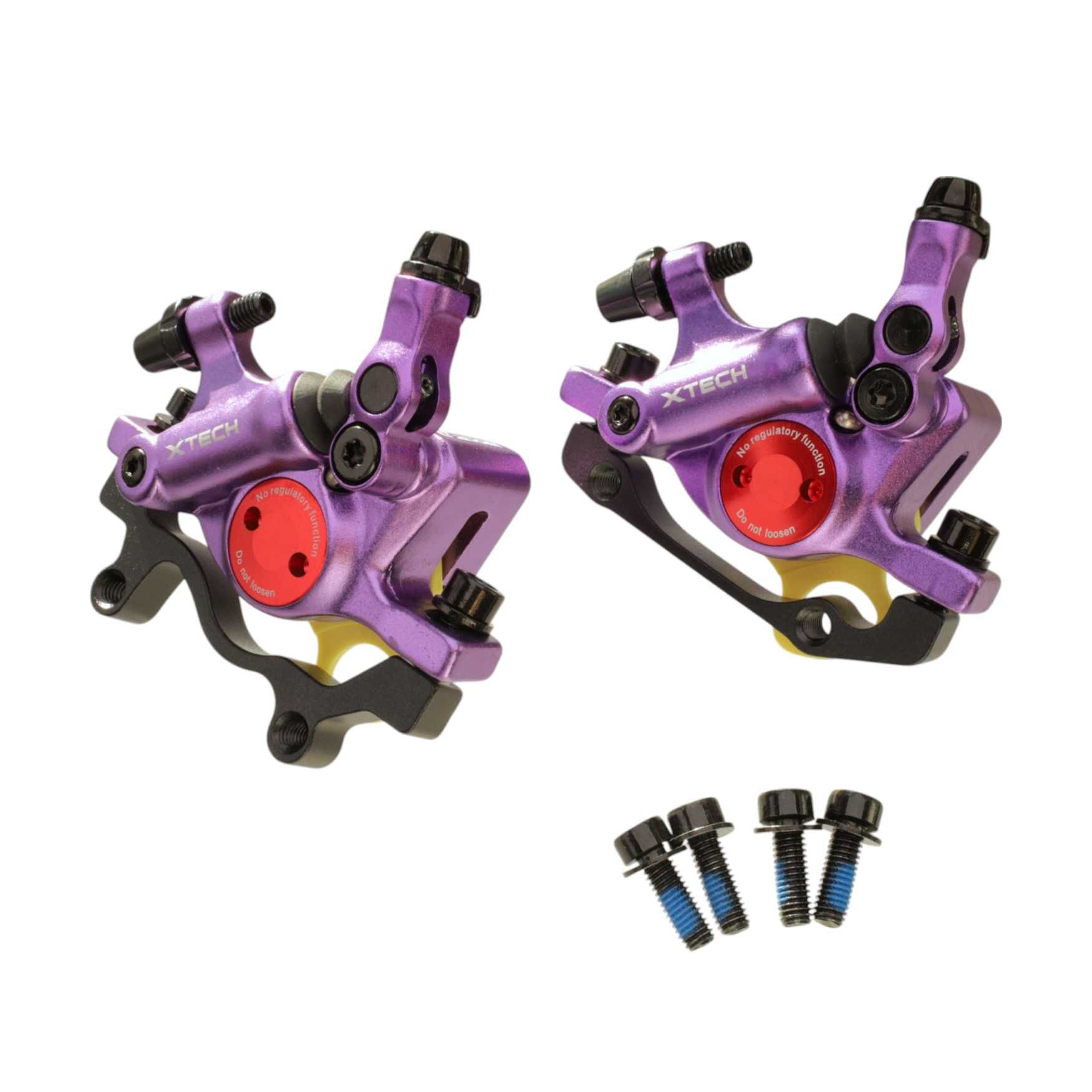 Nowe! ZOOM XTECH HB100 hamulce hydrauliczne mechaniczne fioletowe
