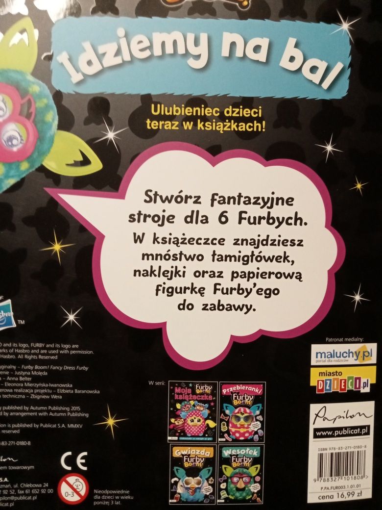 Furby Boom! Idziemy na bal. Książeczka z wycinankami i naklejkami