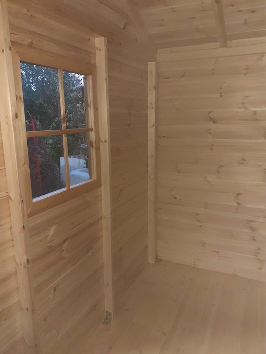 Domek gospodarczy, schowek,  altana z drewna.