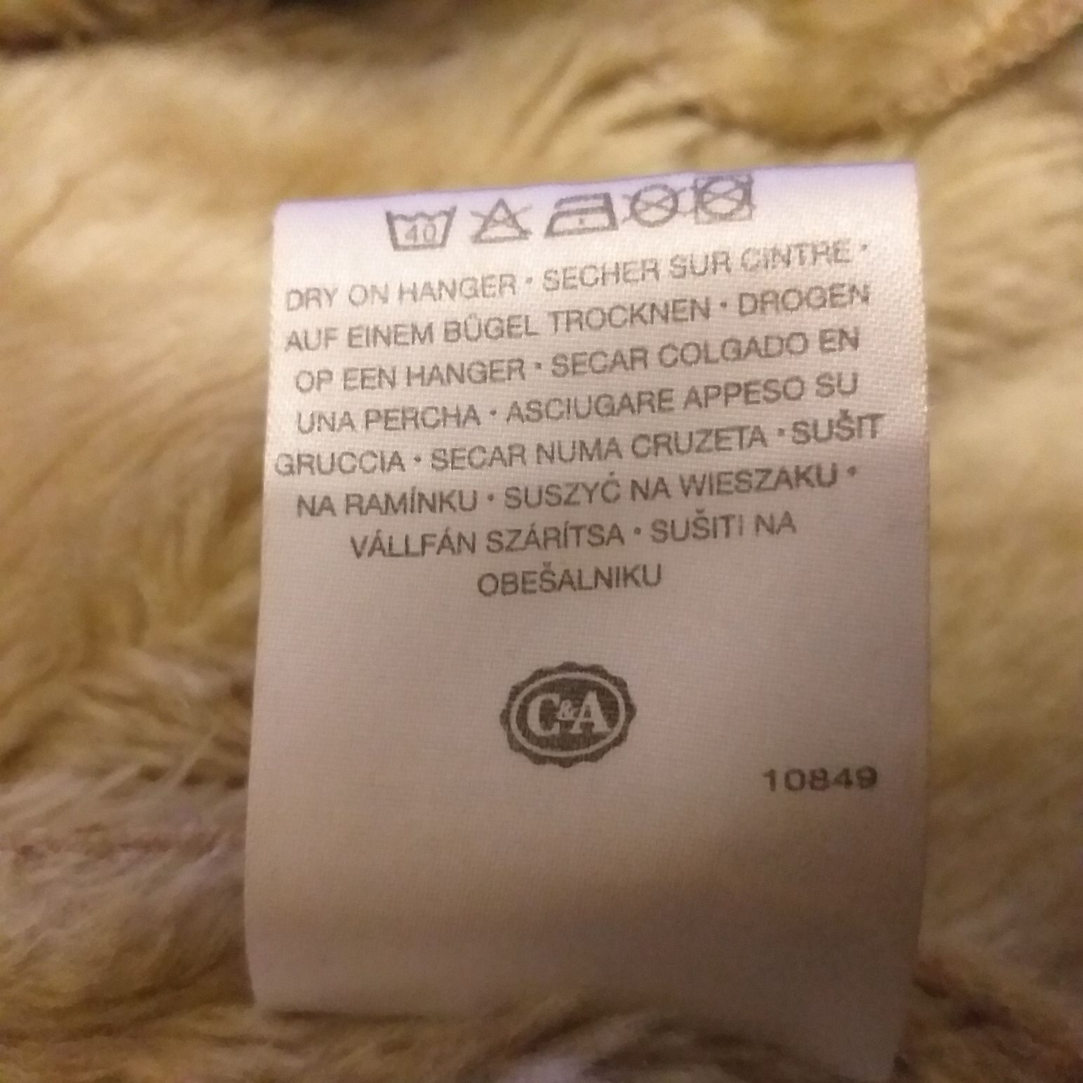Kurtka, kożuch sztuczny r. 42 C&A