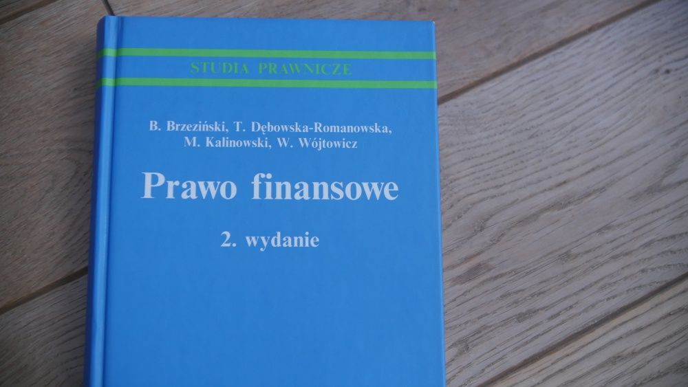 "Prawo finansowe" - pod red.Wandy Wójtowicz/ praca zbiorowa