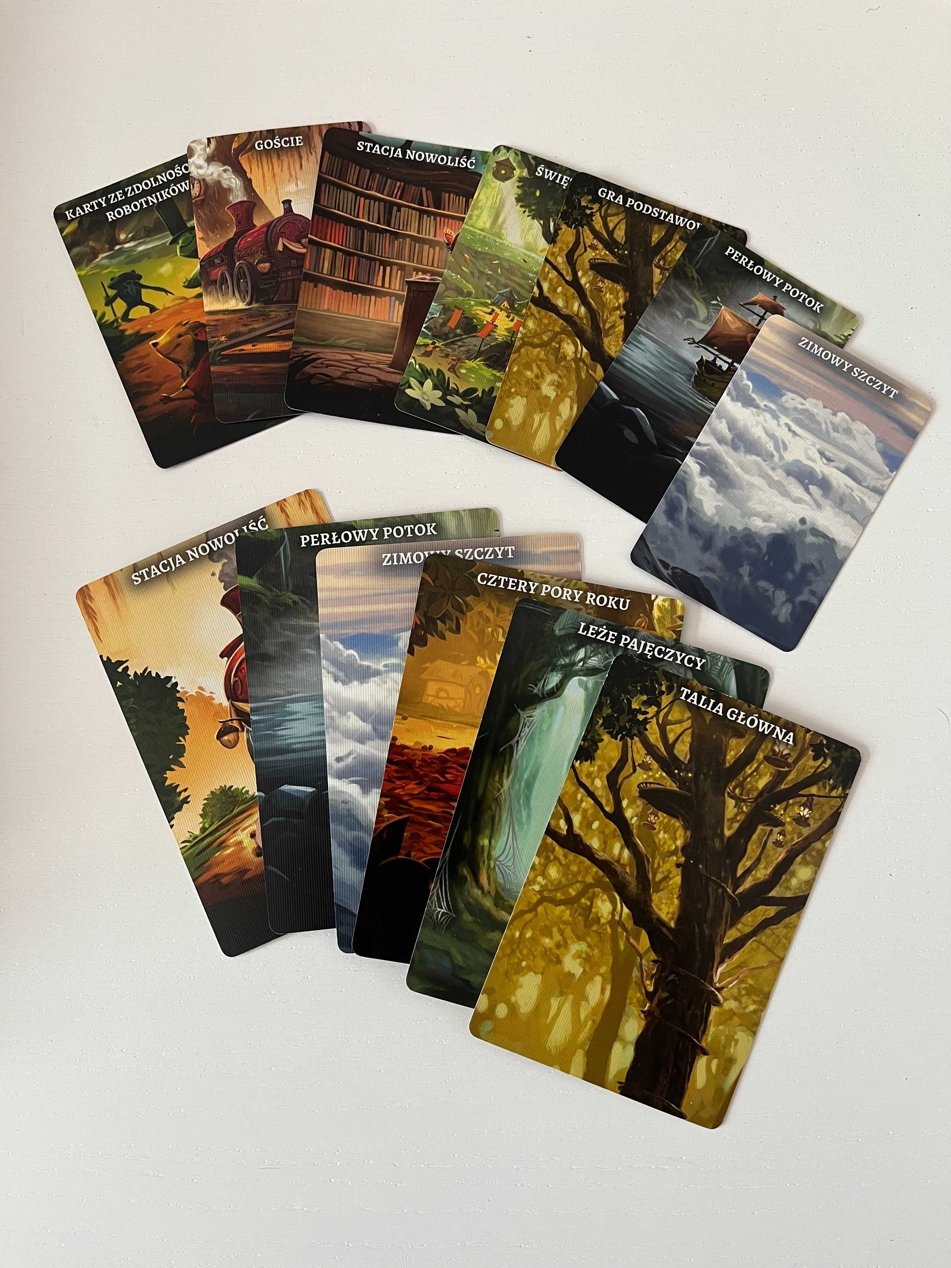 Everdell kompletna kolekcja - pudełko, pojemniki, drzewo, wkładka 3D