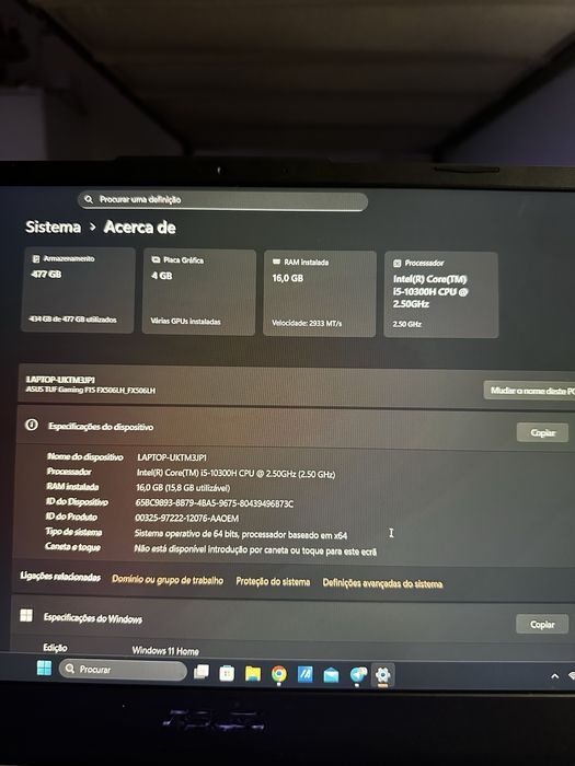 Portatil Gaming Asus