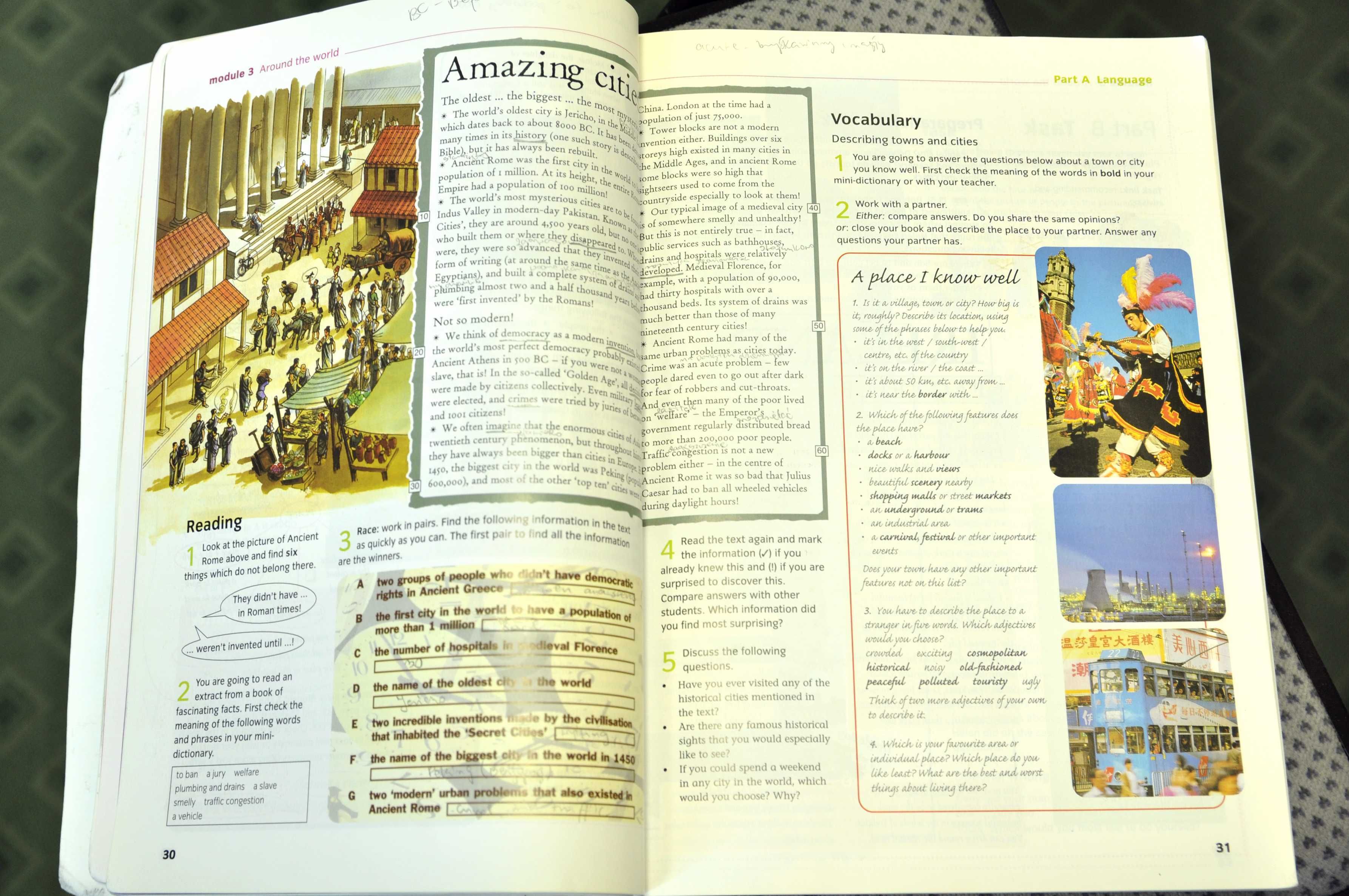 Podręcznik angielski Cutting Edge Longman Student's Book słowniczek
