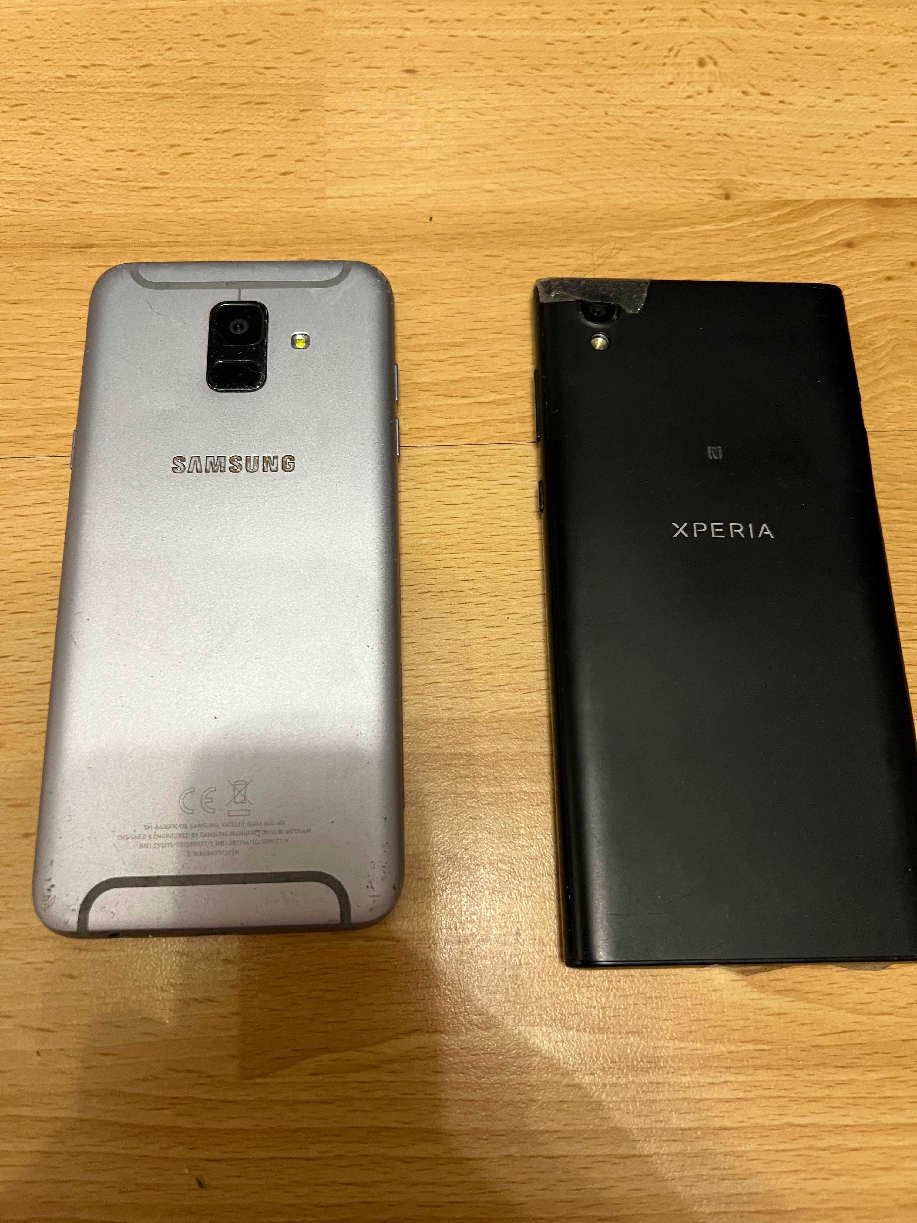 Zestaw uszkodzonych telefonów, iPhone XS Max, Samsung, Xperia, Lumia