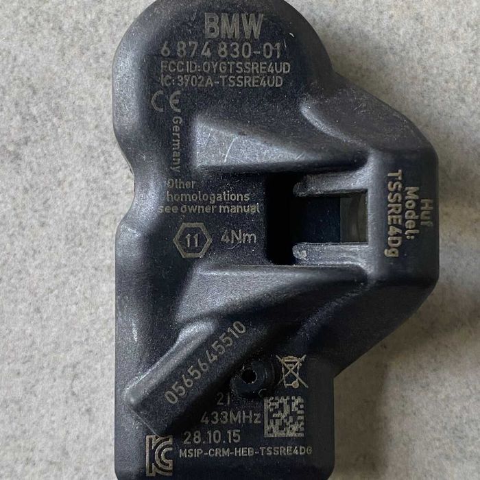 TPMS датчик тиску в шинах BMW 6874830-01 433 MHz OYGTSSRE4UD TSSRE4UD