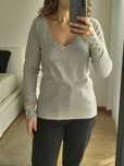 Camisola malha cinzenta Lefties