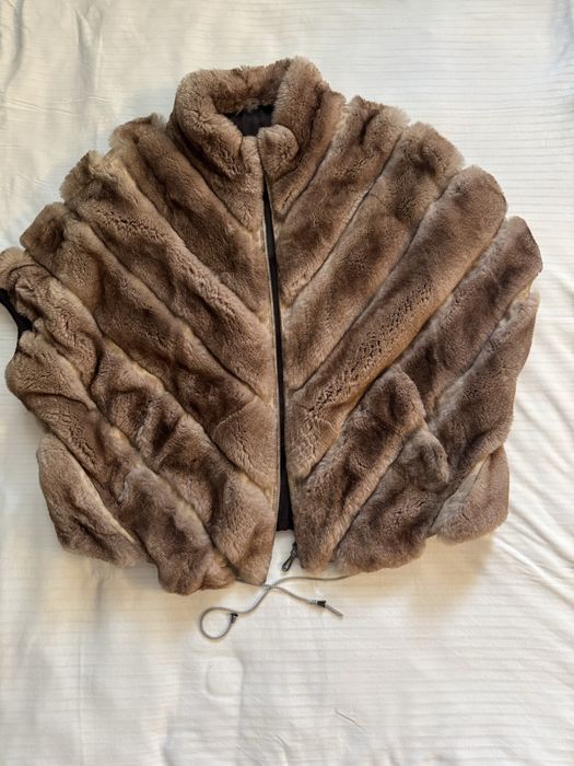 Хутряний  жилет з норки