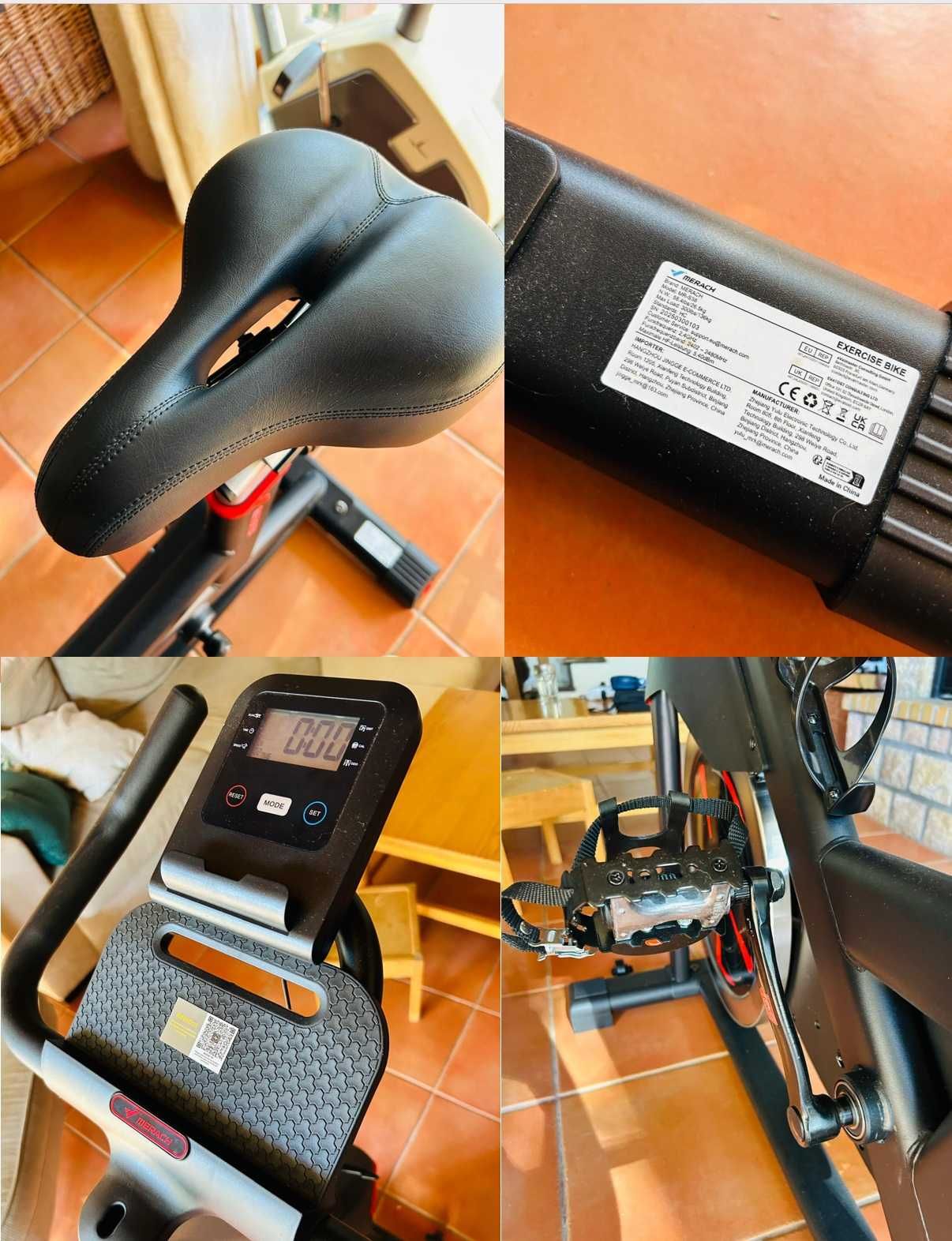 MERACH S38B2 Bicicleta ergo, magnética com LCD - Nova apenas testada