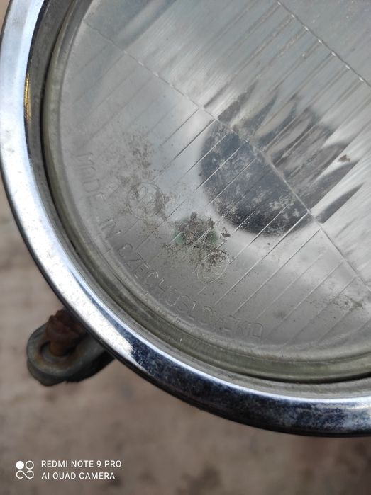 Lampa przód jawa 50 mustang klosz ramka stacyjka 15.113