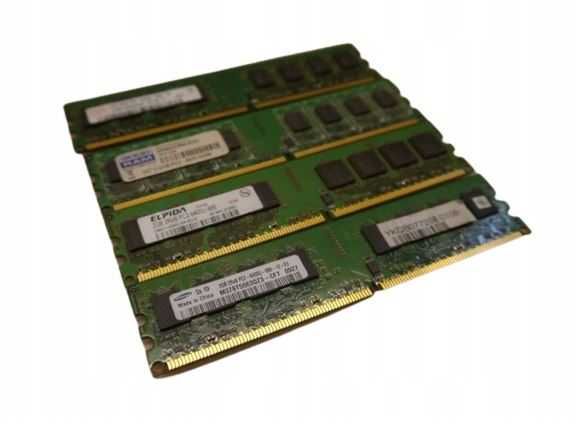2x Kość pamięci DDR2 2GB Pamięć RAM Dimm Do PC 800MHz