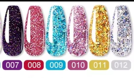 Żele do przedłużania paznokci budujący 12 szt 15 ml  Moskany O333