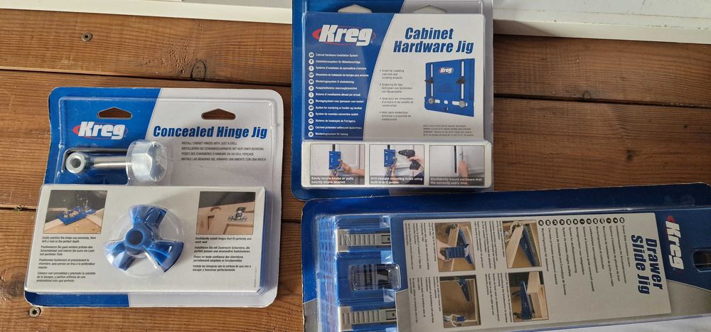 Kreg Pocket Hole Jig 720 PRO +  Acessorios KREG - Conjunto como novo