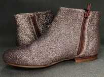 Brokatowe botki Zara damskie