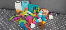 Play doh zestaw, fryzjer, dentysta, lody