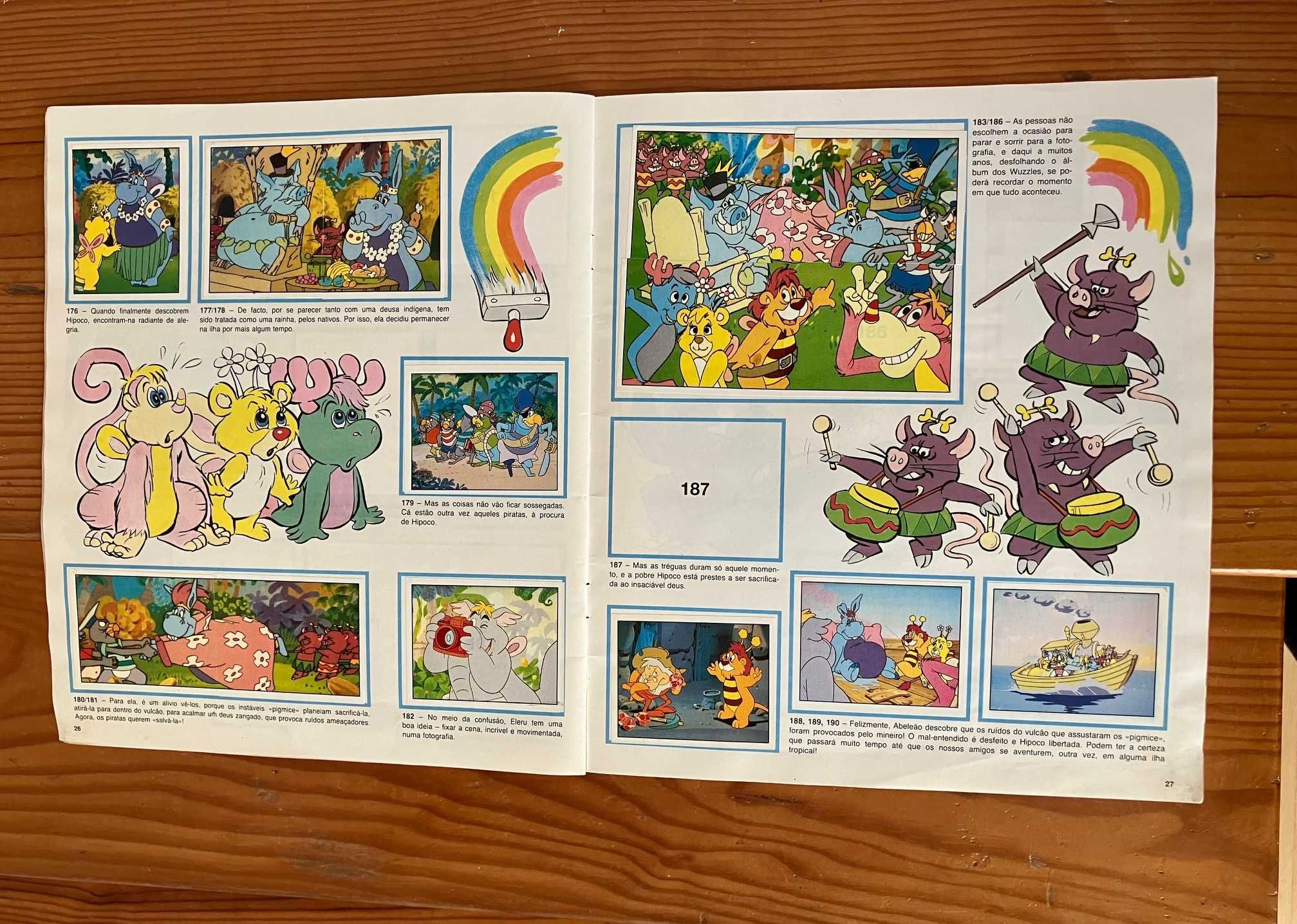 Caderneta Wuzzles (tem 102 cromos)