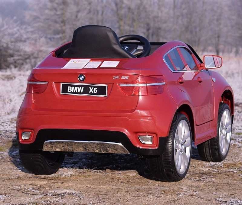 Auto samochód na akumulator BMW X6 pojazd autka samochodzik jeździk RC