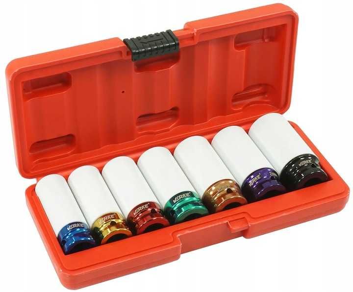 Zestaw Nasadek Udarowych Do Felg Aluminowych Kół 17-27