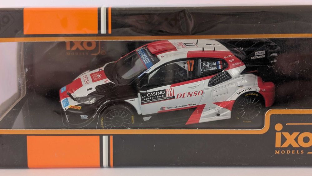 Ixo 1:43 Toyota GR Yaris Rally1 Hybrid WRC Ogier Rali Monte-Carlo 2023