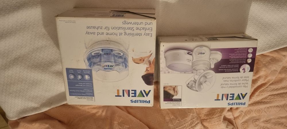 Bomba de tirar leite e estrelizador Avent philips