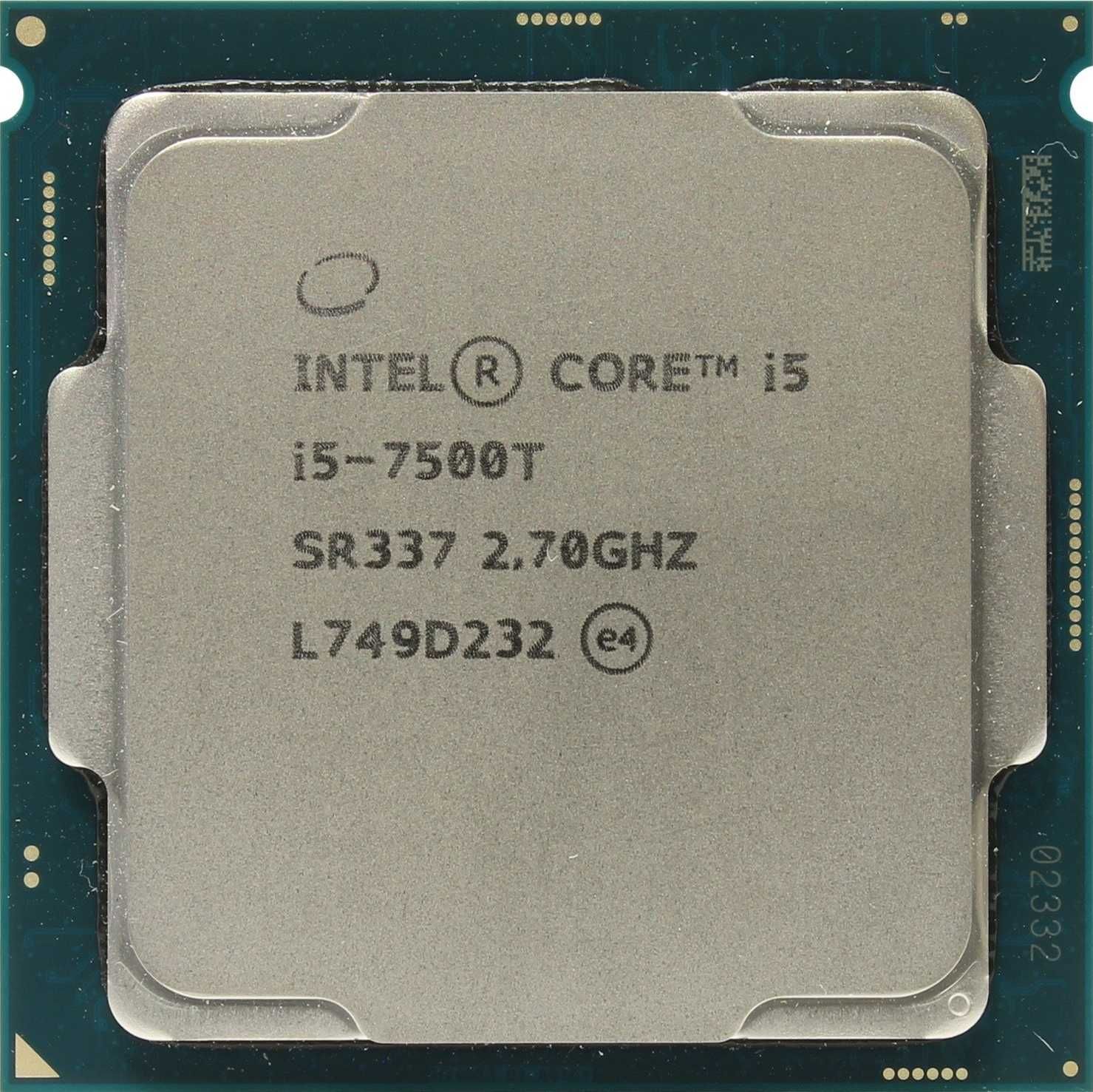 Intel Core i5 7400;7500T;7500;7600;7600K 2.7GHz/6Mb/s1151