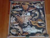 Poster de mosaico vida marinha em Pompeia