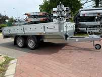 Przyczepa SOLID+ 320/2 2T 320x170x40 2 osie koła pod spodem burty ALU  Przyczepa 320x170x40 2 osie koła pod spodem burty alu Częstochowa
