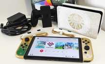 Nintendo Switch OLED Zelda - Desbloqueada CFW + Cartão 256GB