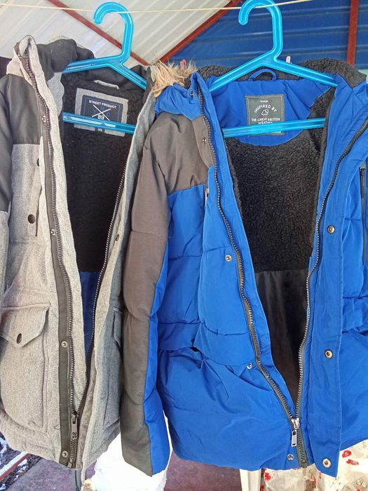 Зимова куртка на хлопчика в гарному стані зріст 147